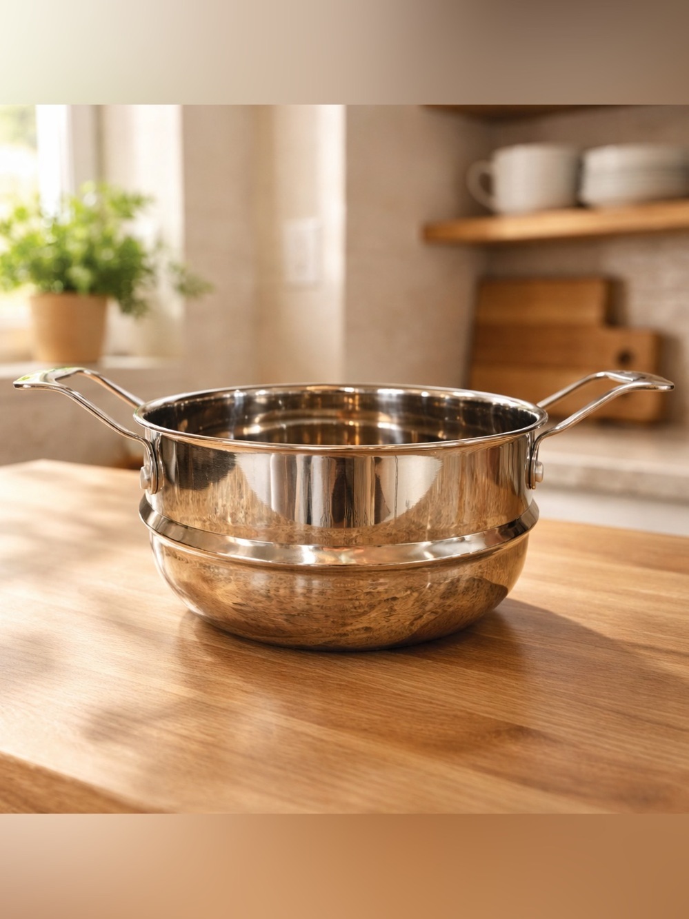 Emeril Lagasse stainless steel steamer insert 4inches by 8 inches